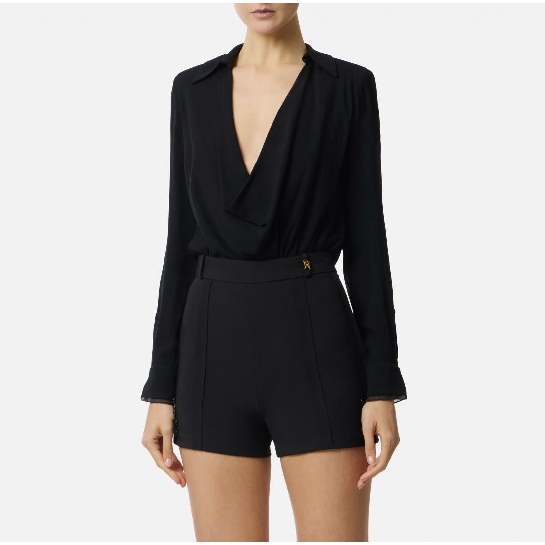 Body in georgette di viscosa