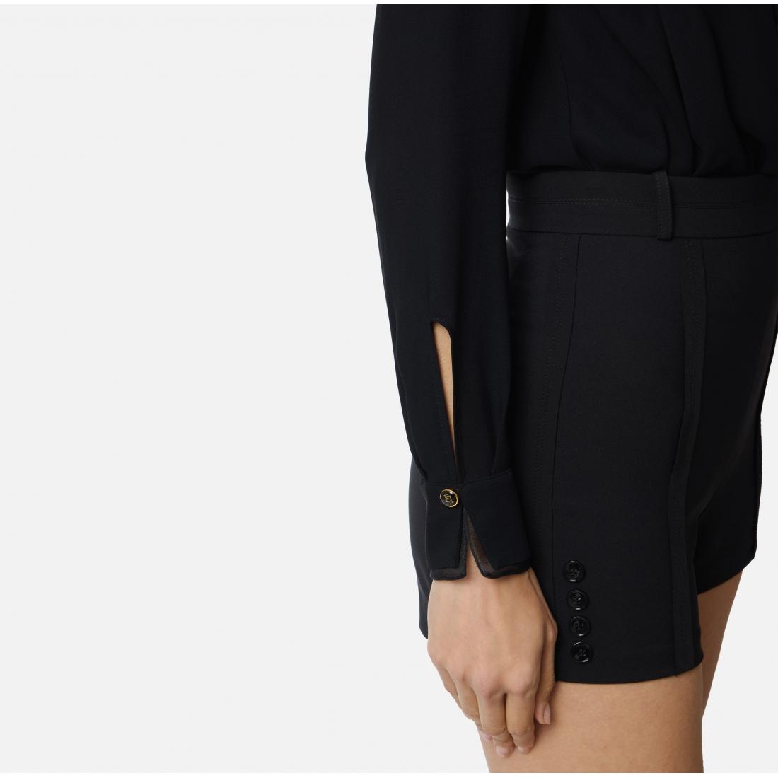 Body in georgette di viscosa