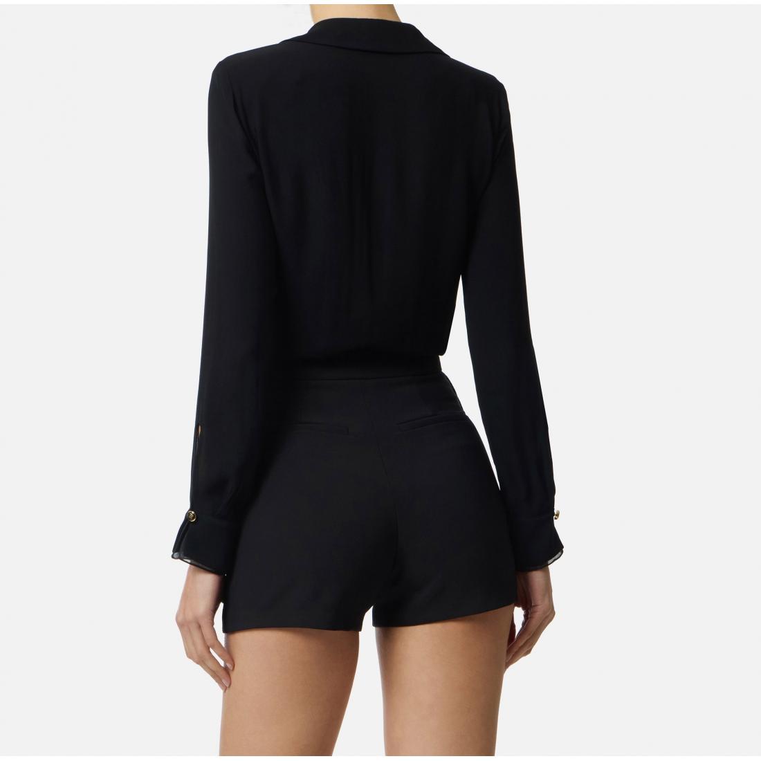 Body in georgette di viscosa