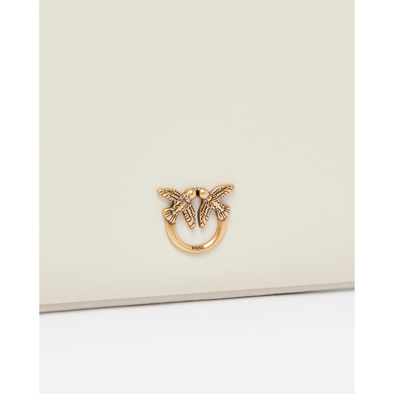 Horizontal Flat Bag in pelle