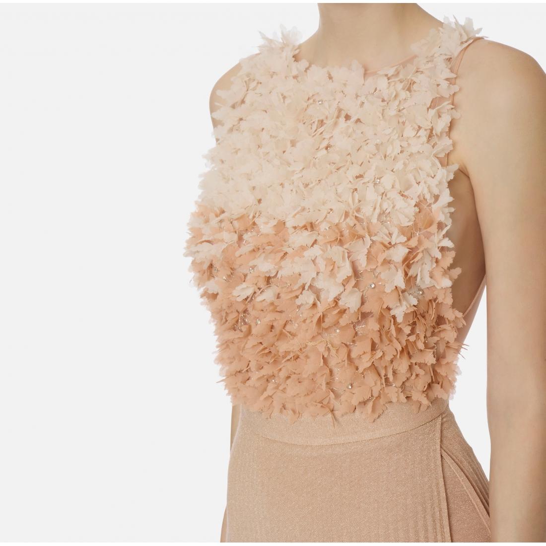 Abito Red Carpet in tulle e jersey lurex