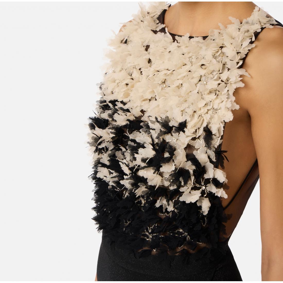 Abito Red Carpet in tulle e jersey lurex