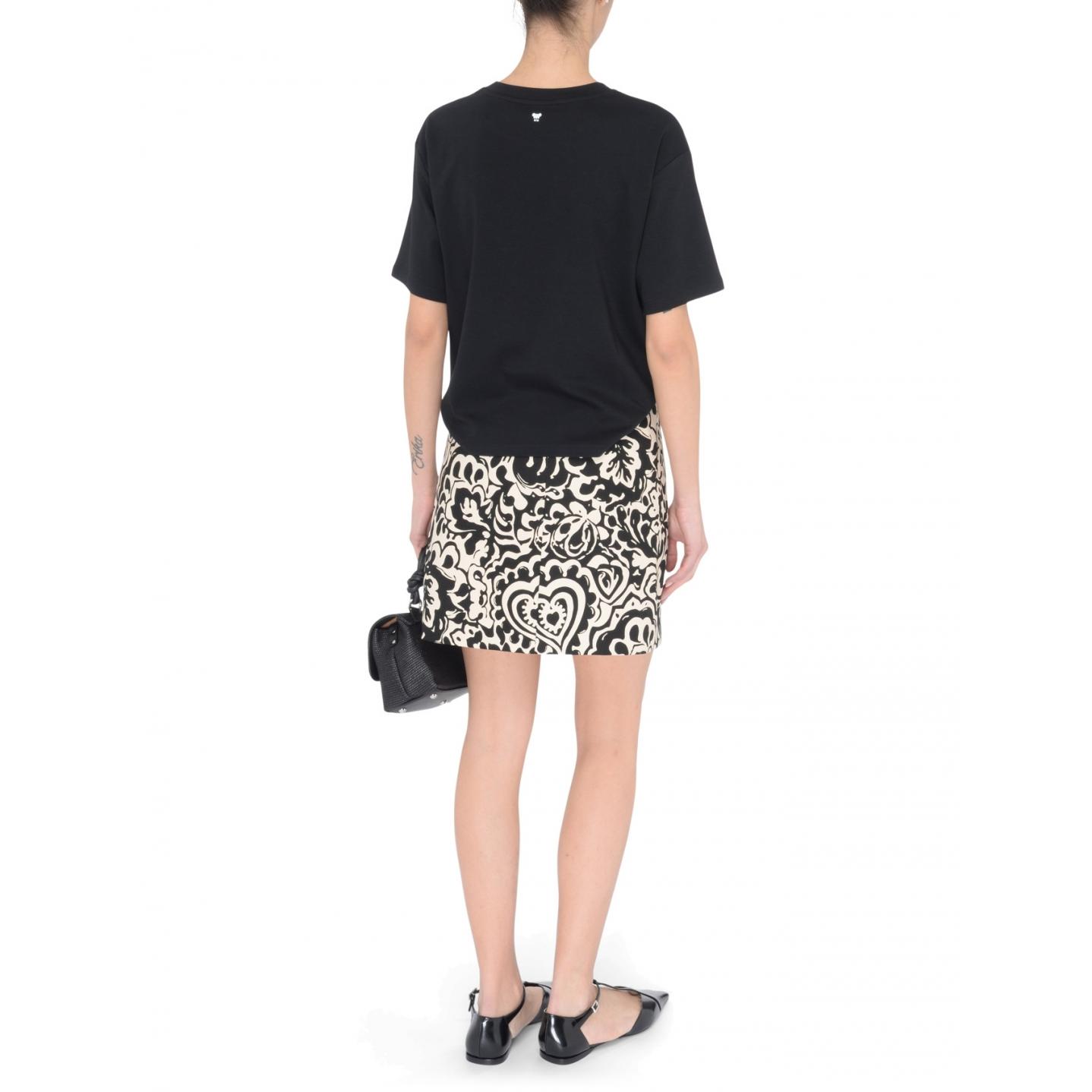 Gonna  in cotone stampato