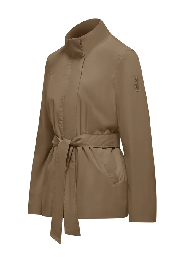 Trench in tela misto cotone