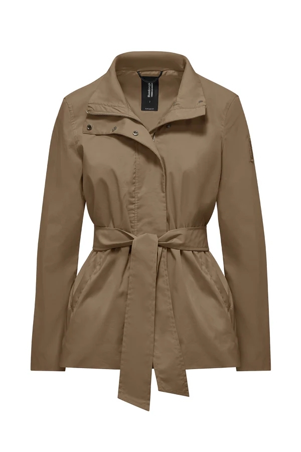 Trench in tela misto cotone