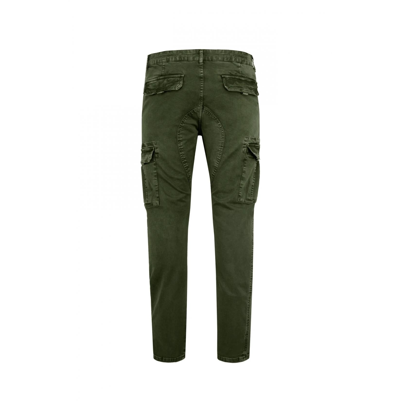 Pantalone tasconato slim fit in cotone
