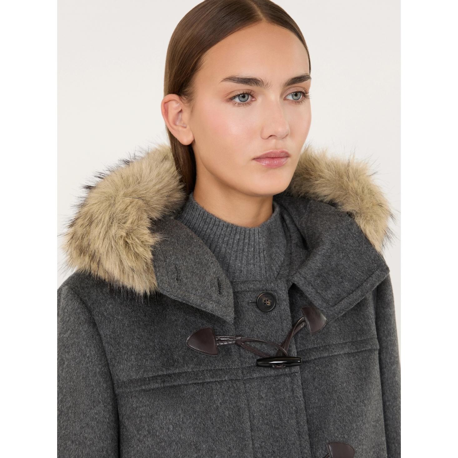 Cappotto in doppio drap di lana