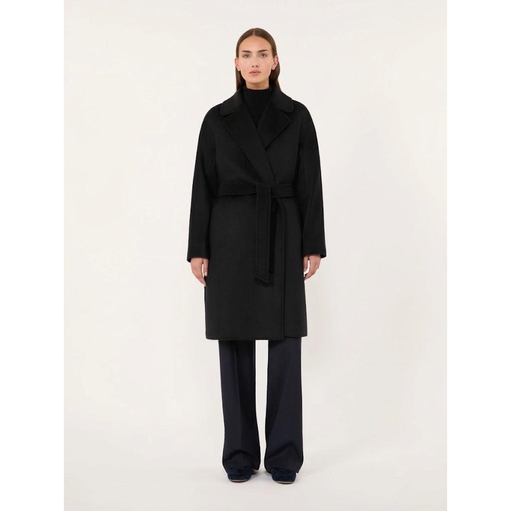 Cappotto a vestaglia in lana