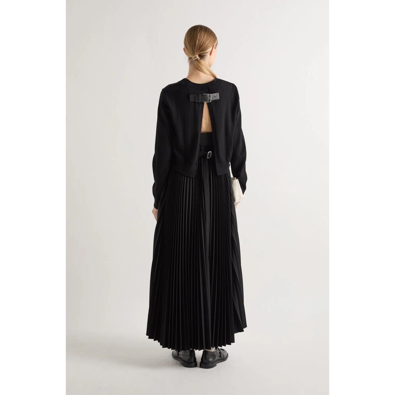 MAGLIA IN PURA LANA CON ABITO LUNGO ABBINATO