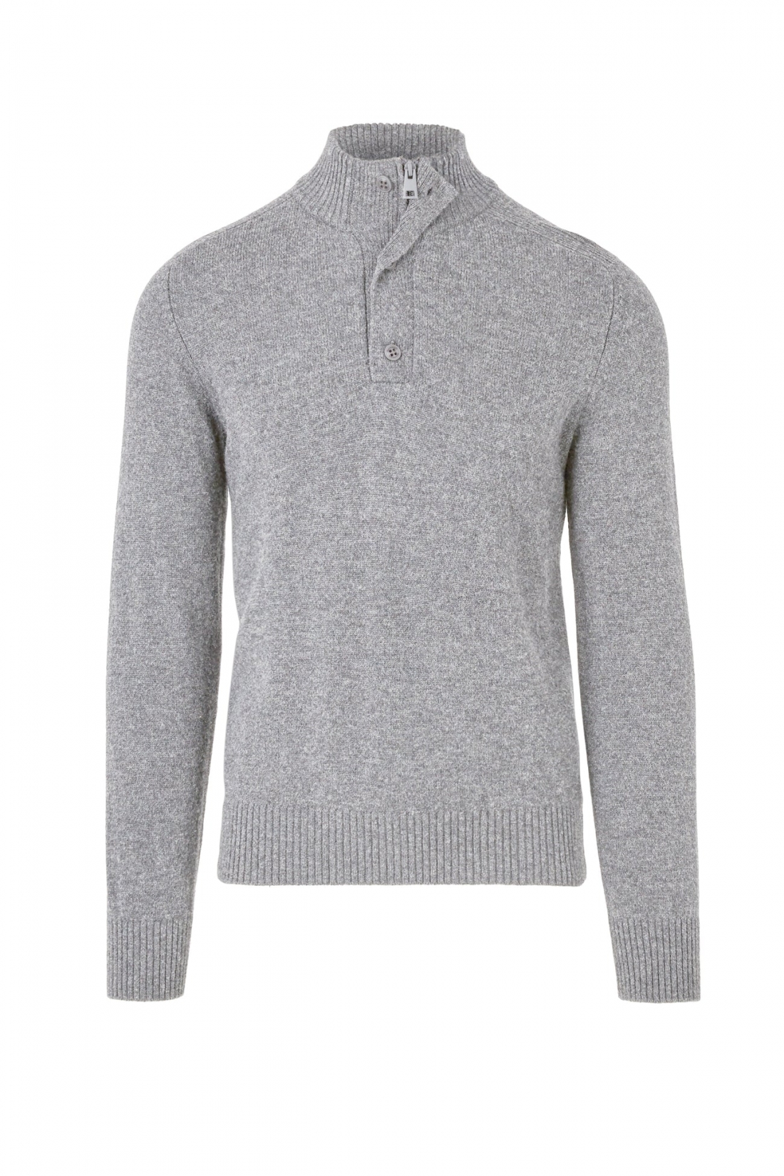 Maglione con collo alto in lana