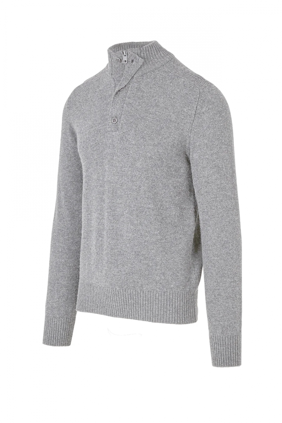 Maglione con collo alto in lana