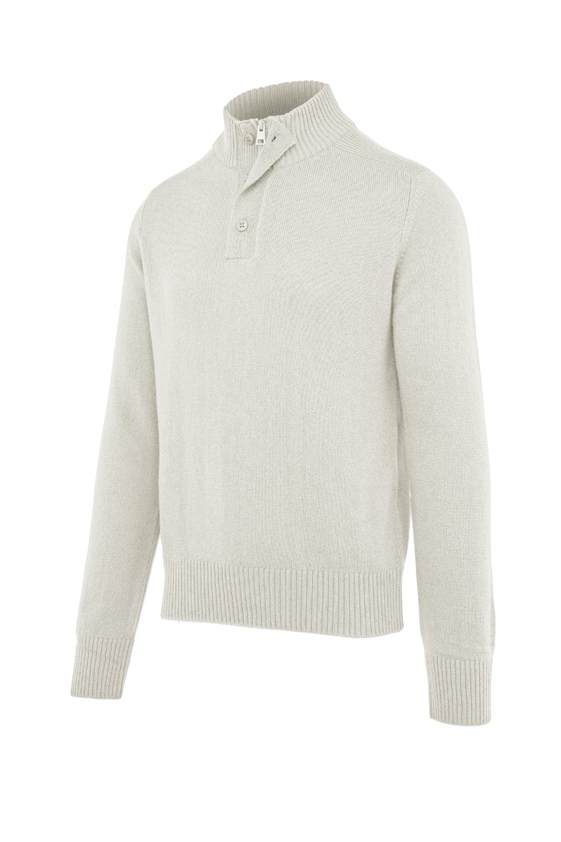 Maglione con collo alto in lana