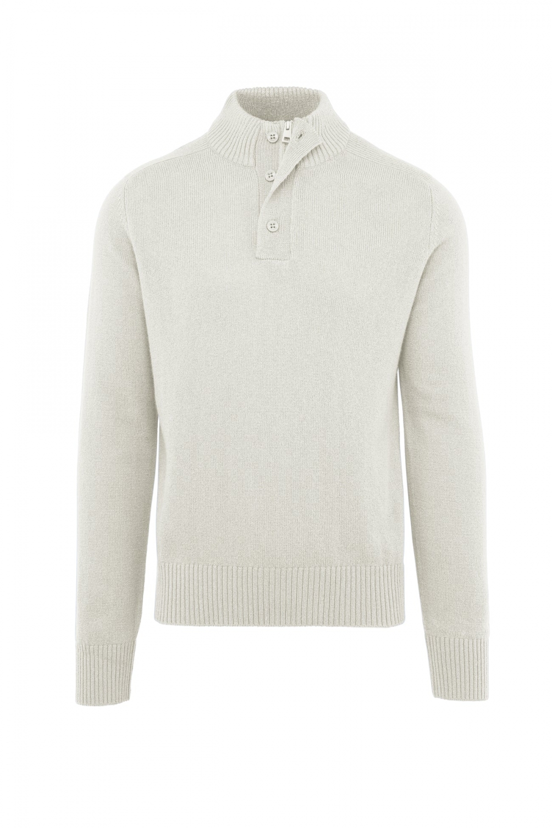 Maglione con collo alto in lana