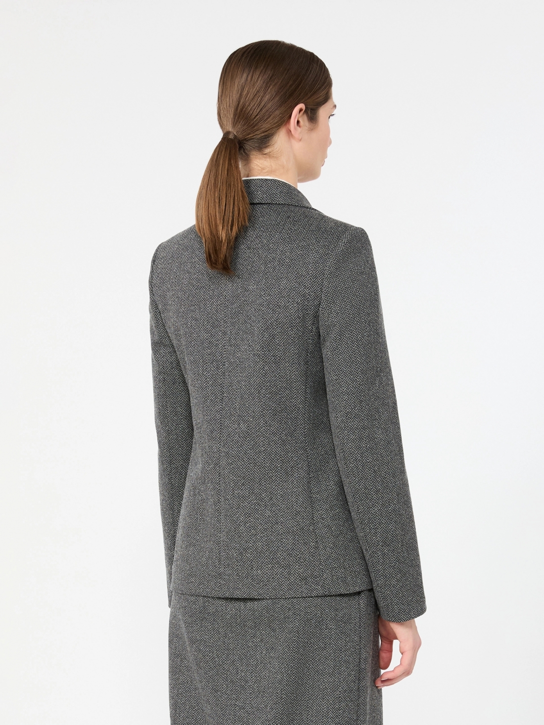 Blazer in jersey jacquard 