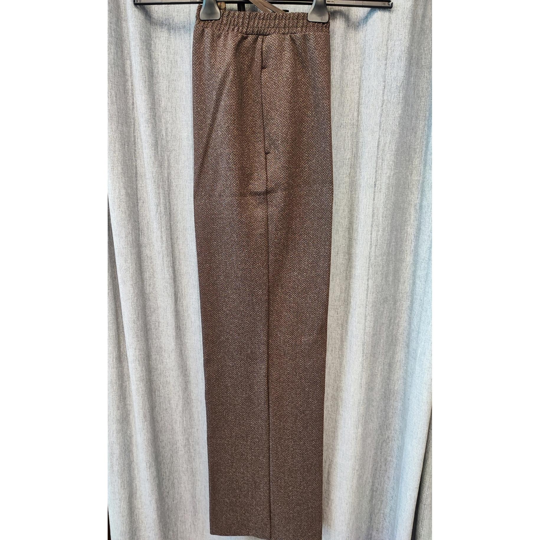Pantalone in jersey jacquard
