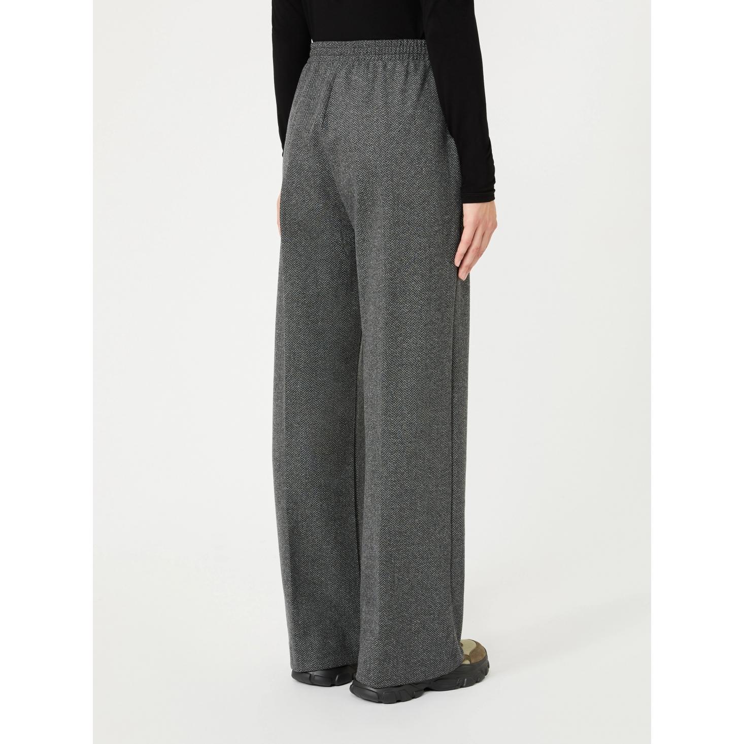 Pantalone in jersey jacquard