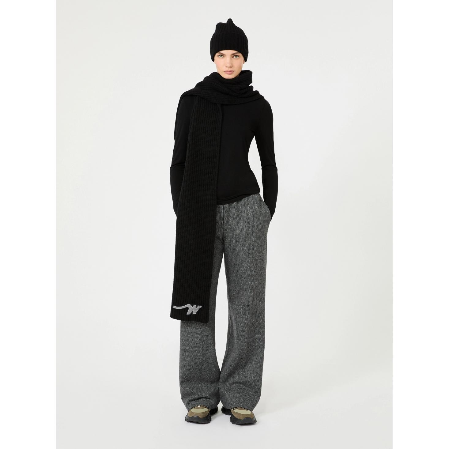 Pantalone in jersey jacquard