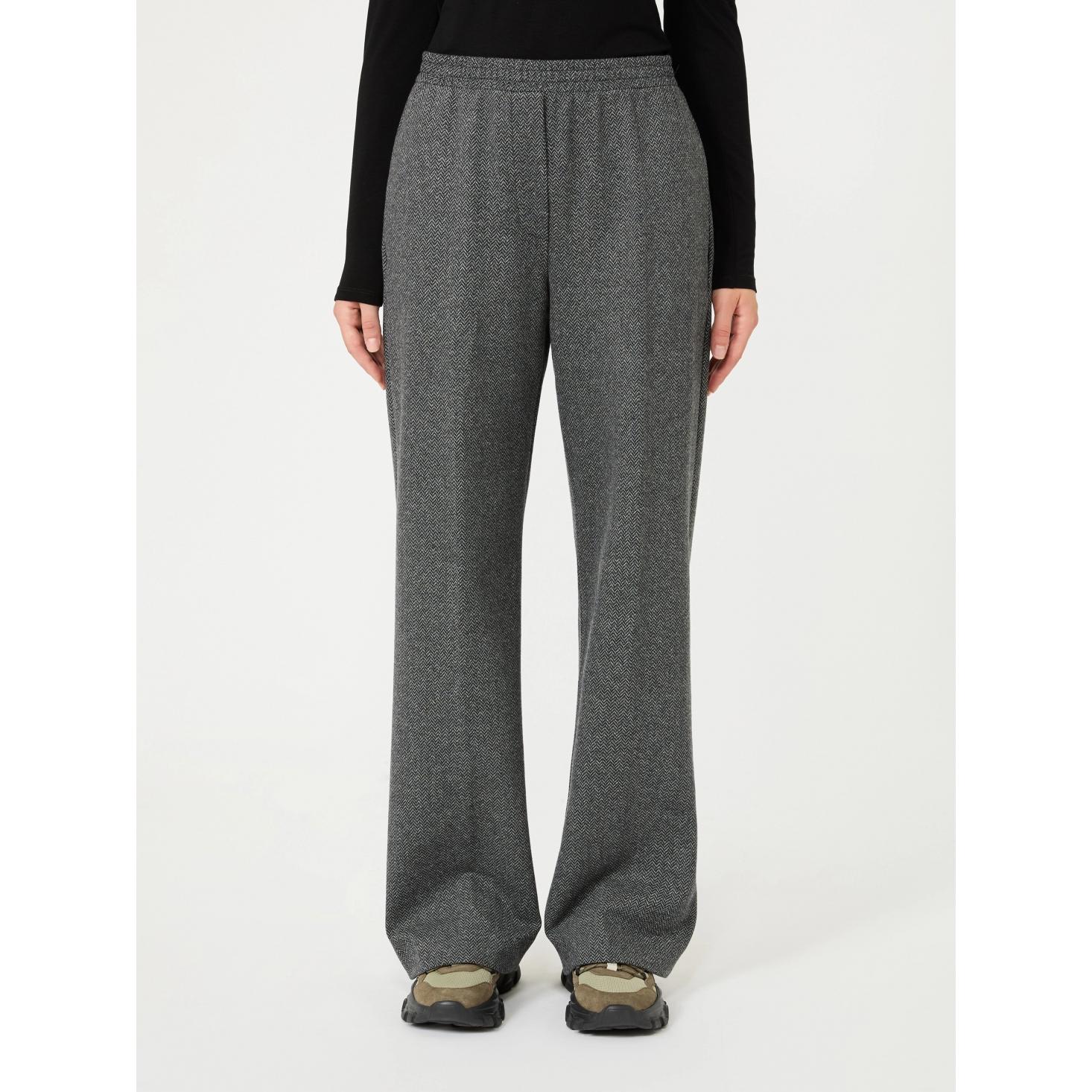 Pantalone in jersey jacquard