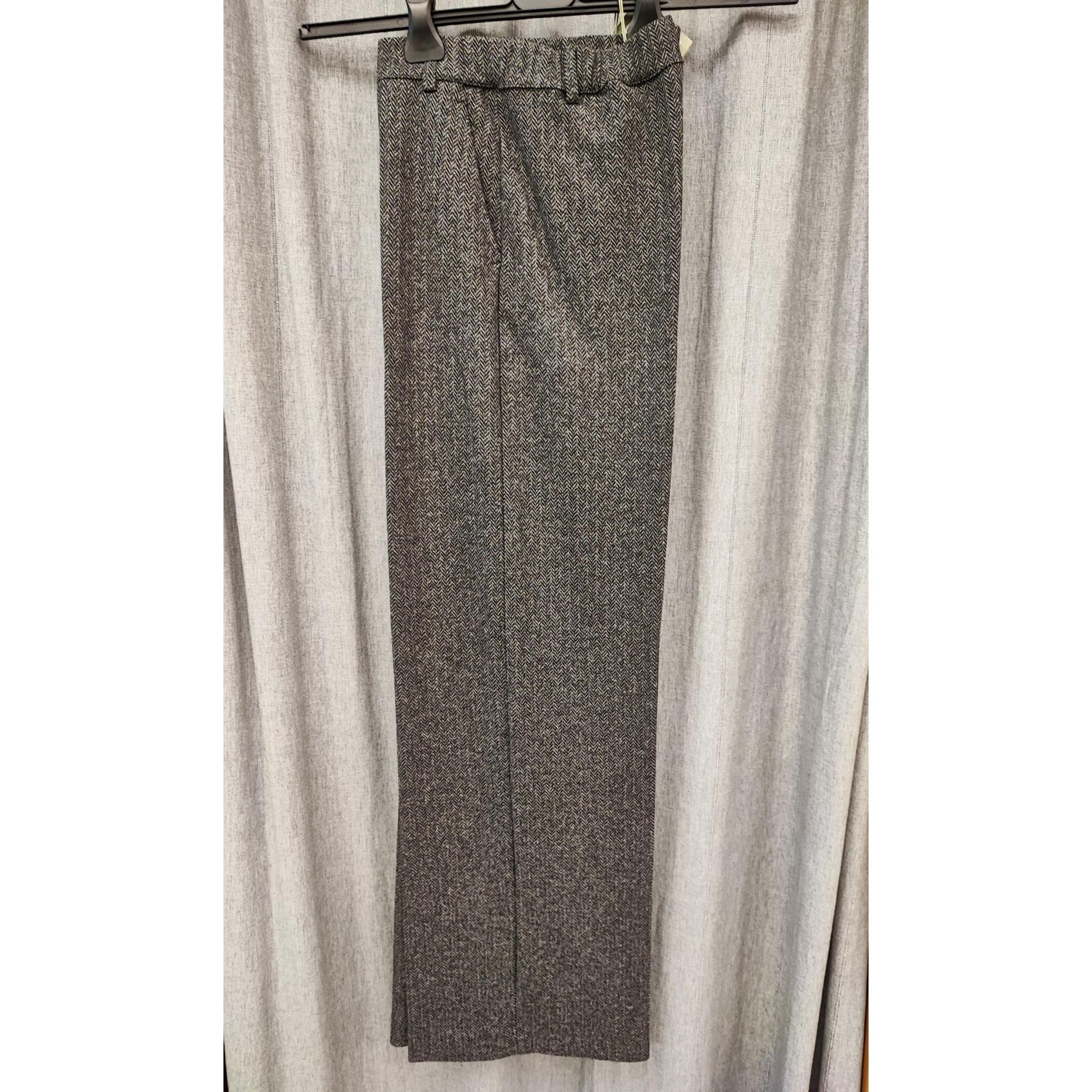 Pantalone in jersey micro jacquard 